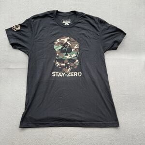 Lot Of 4 Zero Foxtrot T-Shirt Mens Medium Cotton Short Sleeve Military.